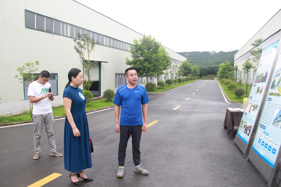 记者在广安龙安柚发展有限公司调研采访龙安柚产业发展情况.JPG