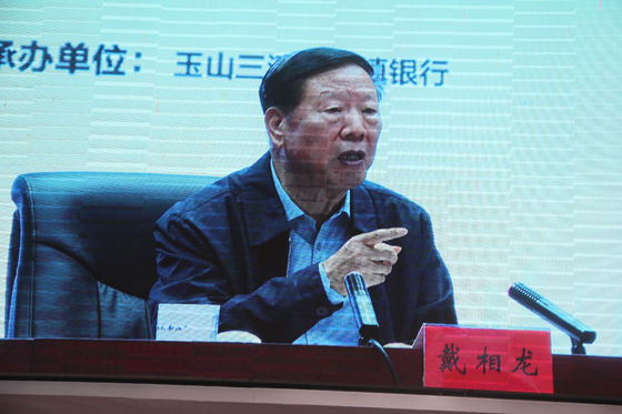 中国国际经济交流中心副理事长、中国人民银行原行长戴相龙讲话.JPG
